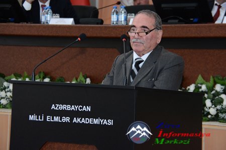 AMEA Rəyasət Heyətinin geniş iclasında akademik Tofiq Hacıyevin çıxışı