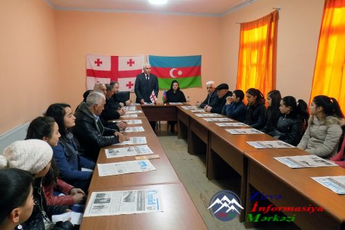 Gürcüstanın Bolnisi rayonunda Həmrəylik Günü qeyd olunub