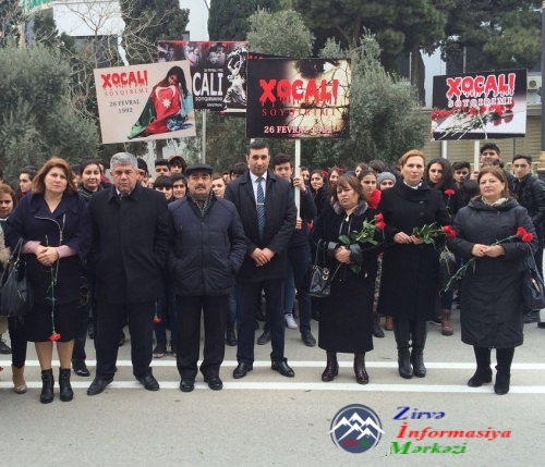 Rabitə və Nəqliyyat Kollecində 26 fevral Xocalı soyqrımı ilə əlaqədar topla ...