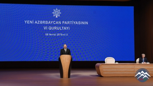 Bakıda Yeni Azərbaycan Partiyasının VI qurultayı keçirilib