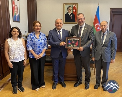 Ankara Universitetinin professorları AzTU-da olub