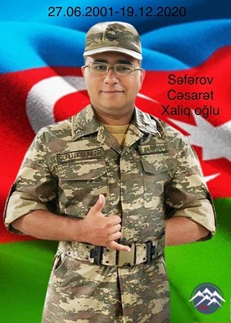 QARABAĞDA  İZİ QALDI  CƏSARƏTİN...  Şəhid Cəsarət Xaliq oğlu Səfərov  (27.0 ...